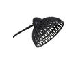 STEHLEUCHTE 55/24/155 cm    - Schwarz, Trend, Papier/Metall (55/24/155cm) - Novel