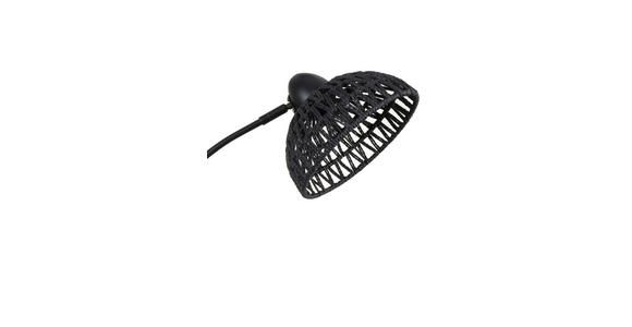 STEHLEUCHTE 55/24/155 cm - Schwarz, Trend, Papier/Metall (55/24/155cm) - Novel