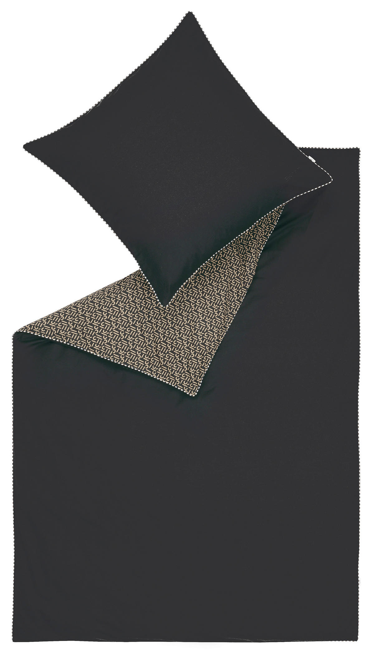 WENDEBETTWÄSCHE E-Scatter  Renforcé  - Taupe/Beige, Basics, Textil (155/220cm) - Esprit