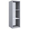 AKTENREGAL 35/110/37 cm  - Weiss/Grau, Modern, Holzwerkstoff (35/110/37cm) - MID.YOU