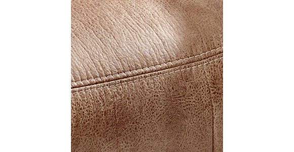 RELAXSESSEL Mikrofaser Relaxfunktion - Eichefarben/Beige, KONVENTIONELL, Holz/Textil (80/106/88cm) - Voleo