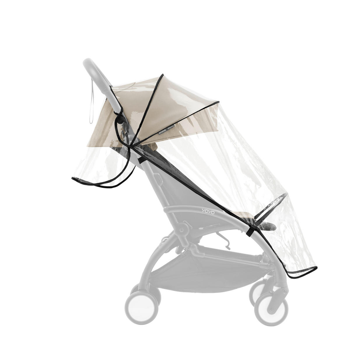 REGENVERDECK  - Anthrazit, Basics, Textil (80,5/110/133cm) - Stokke
