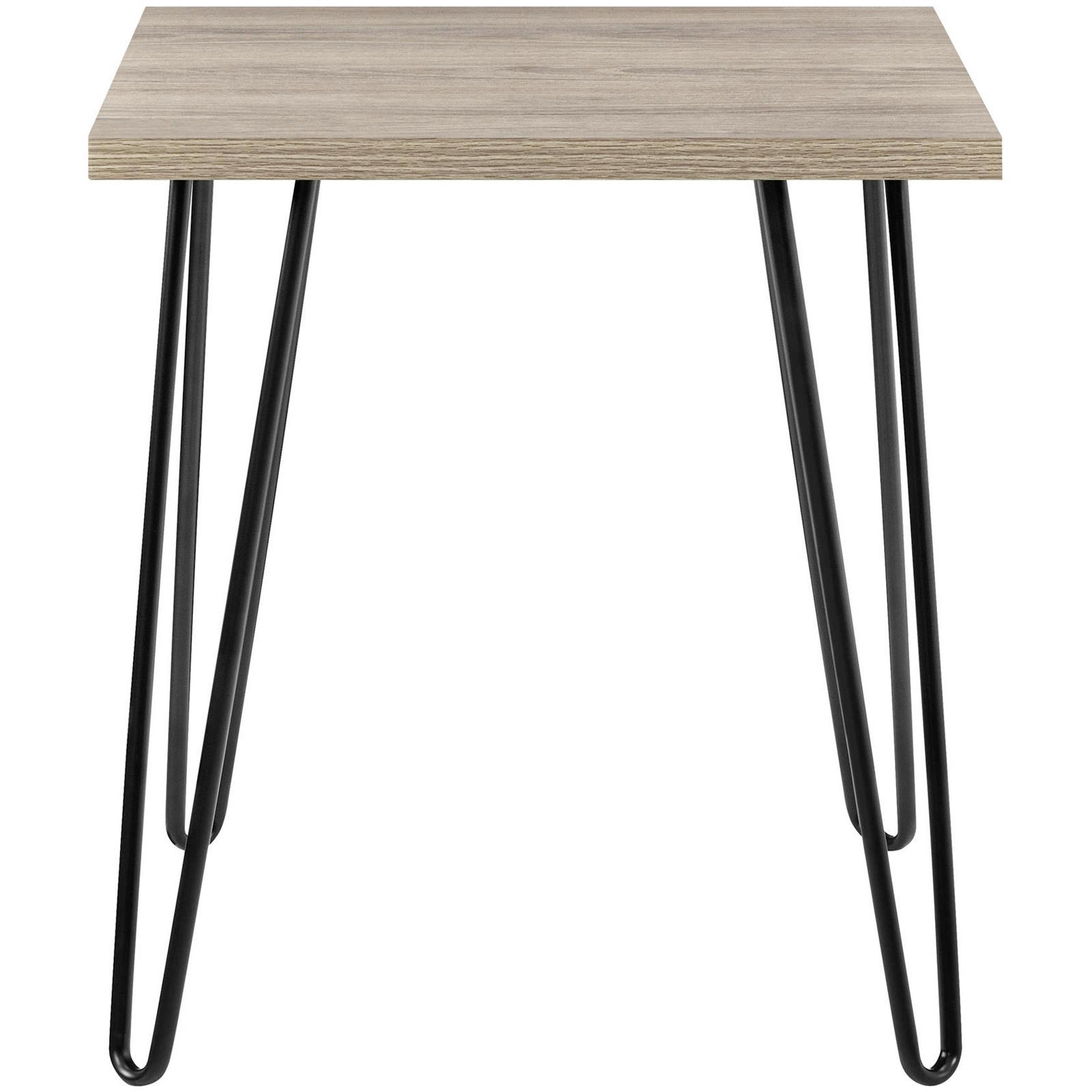 BEISTELLTISCH Metall, Papier, Holzwerkstoff 49/49/55 cm  - Eichefarben/Schwarz, Design, Papier/Holzwerkstoff (49/49/55cm) - MID.YOU