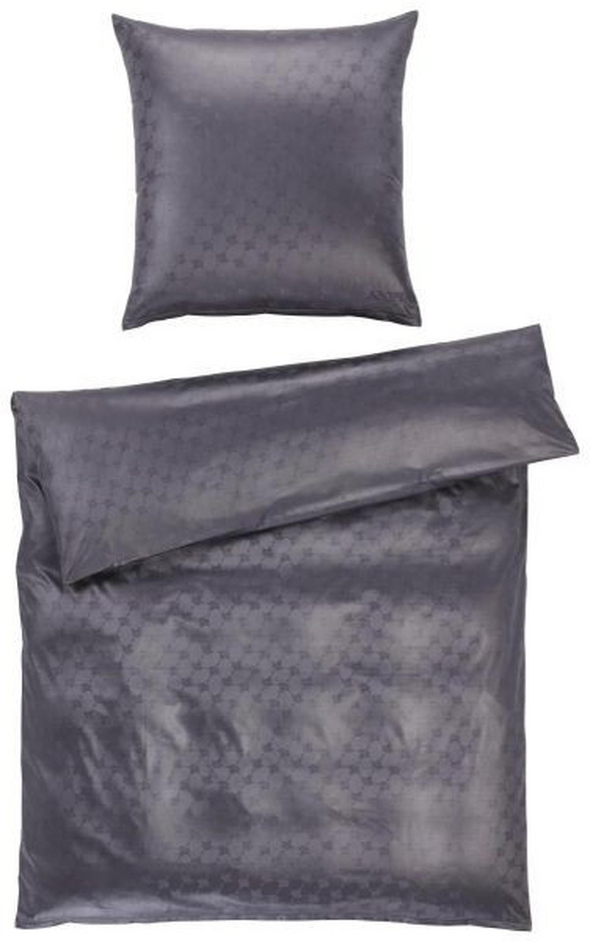 BETTWÄSCHE Jacquard 135/200 cm  - Anthrazit, Basics, Textil (135/200cm) - Joop!