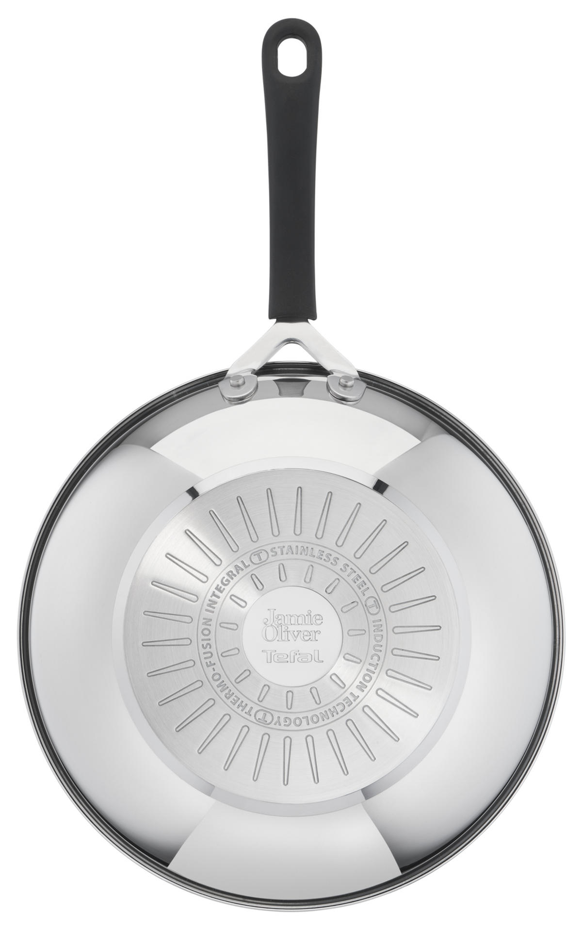 WOKPANNA 28 cm  - stålfärgad, Design, metall/plast (28cm) - Tefal