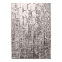 FLACHWEBETEPPICH Wohnzimmer 160/230 cm Silberfarben rechteckig  - Silberfarben, Basics, Textil (160/230cm) - Kayoom