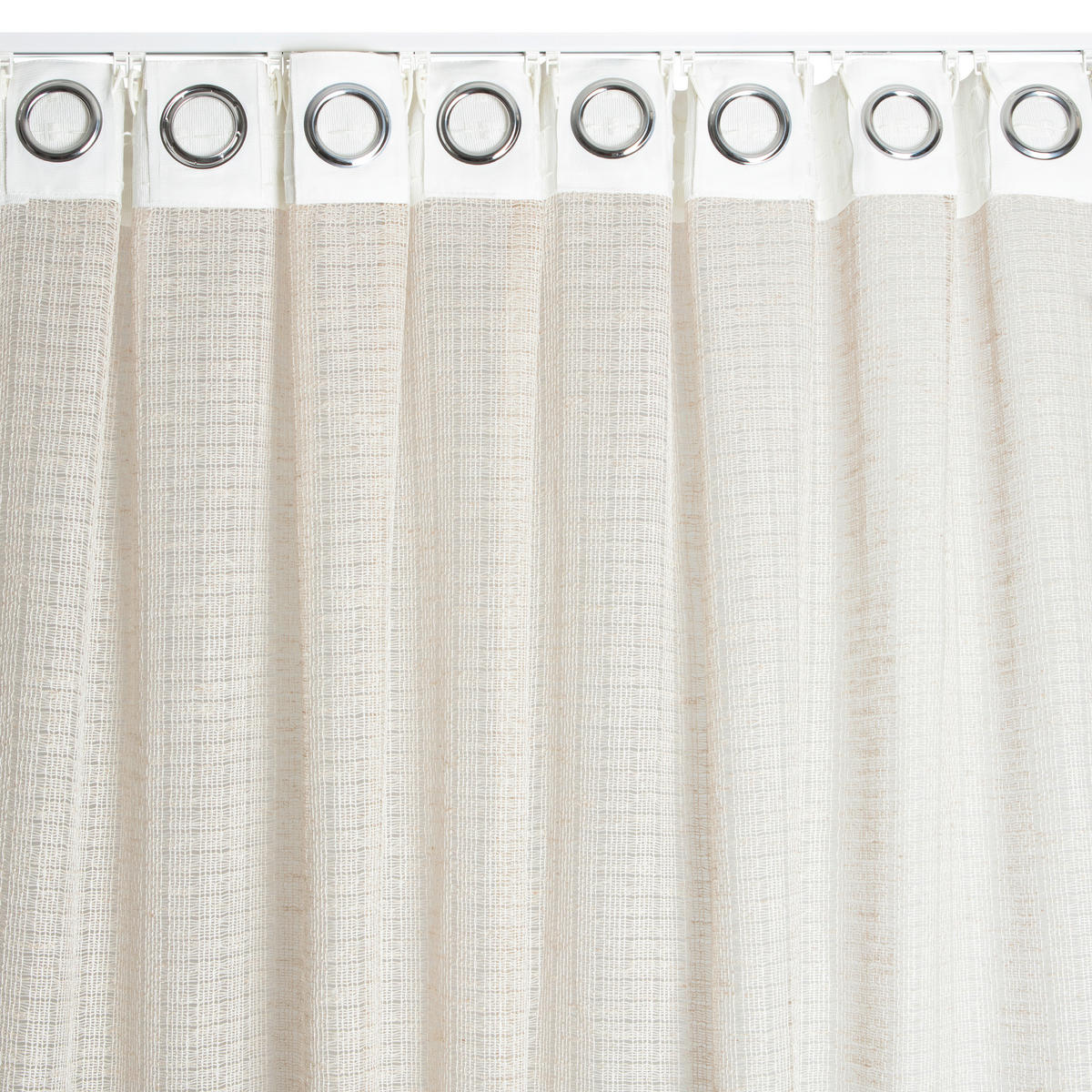 FERTIGVORHANG transparent  - Beige, Basics, Textil (140/240cm)