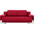 SCHLAFSOFA in Textil Rot - Chromfarben/Rot, Design, Kunststoff/Textil (222/84/93cm) - Carryhome SCHLAFSOFA in Textil Rot - Chromfarben/Rot, Design, Kunststoff/Textil (222/84/93cm) - Carryhome