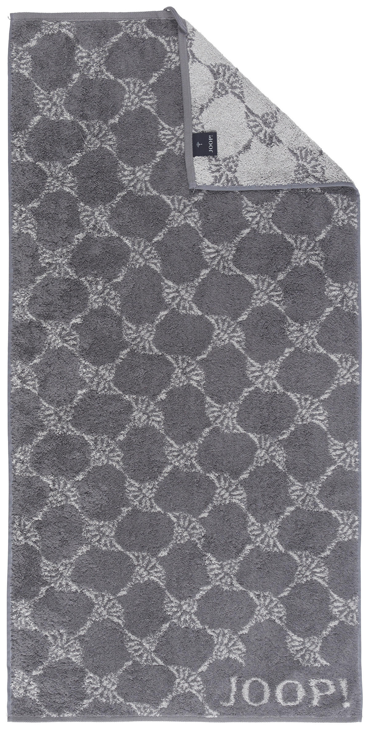 HANDTUCH CORNFLOWER Anthrazit  - Anthrazit, Basics, Textil (50/100cm) - Joop!