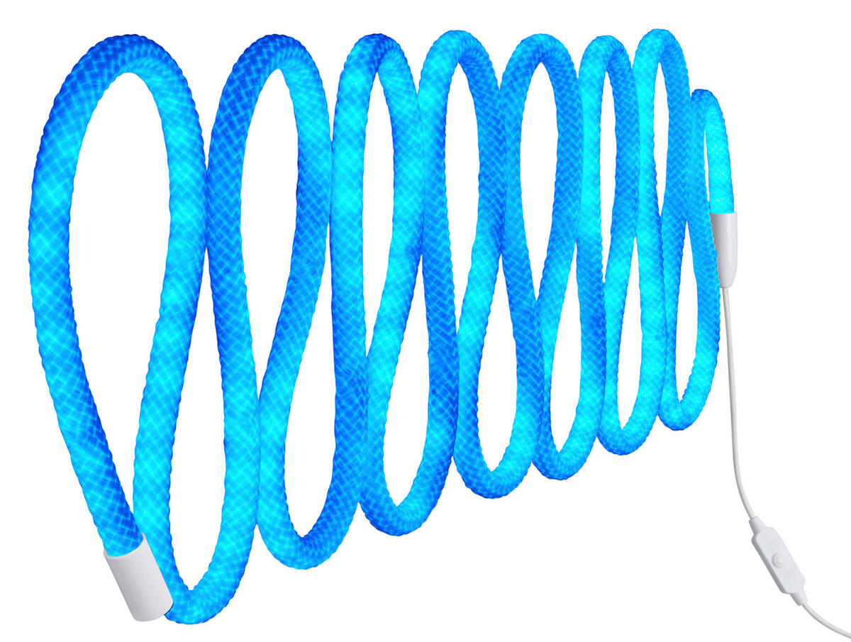 LED SZALAG 200 cm  - fehér, Basics, műanyag (200cm)
