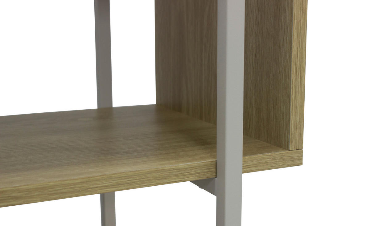 REGAL Naturfarben, Kaschmir  - Kaschmir/Naturfarben, Design, Holzwerkstoff/Metall (80/194/33cm) - Xora