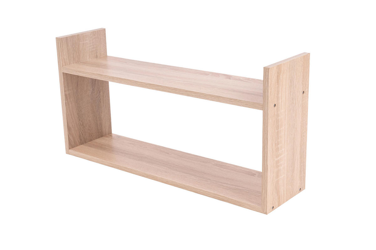 WANDREGAL  - Eichefarben, Basics, Holzwerkstoff (70/18/35cm)