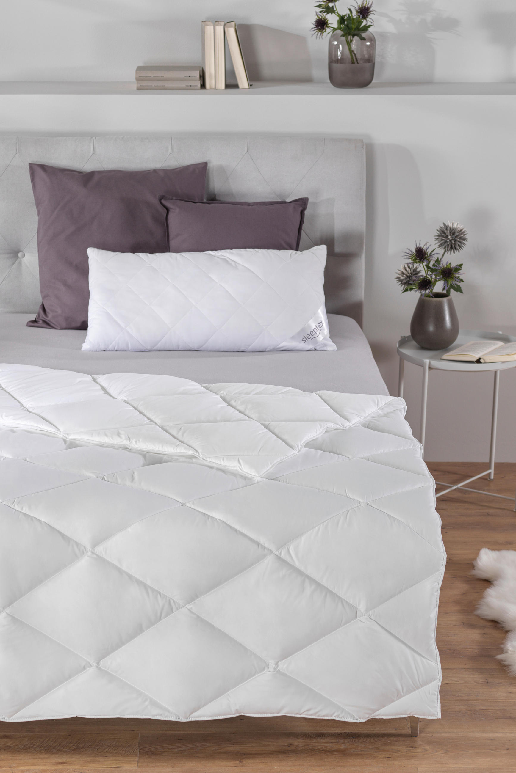 GANZJAHRESDECKE  Oviedo  135/200 cm   - Weiß, Basics, Textil (135/200cm) - Sleeptex