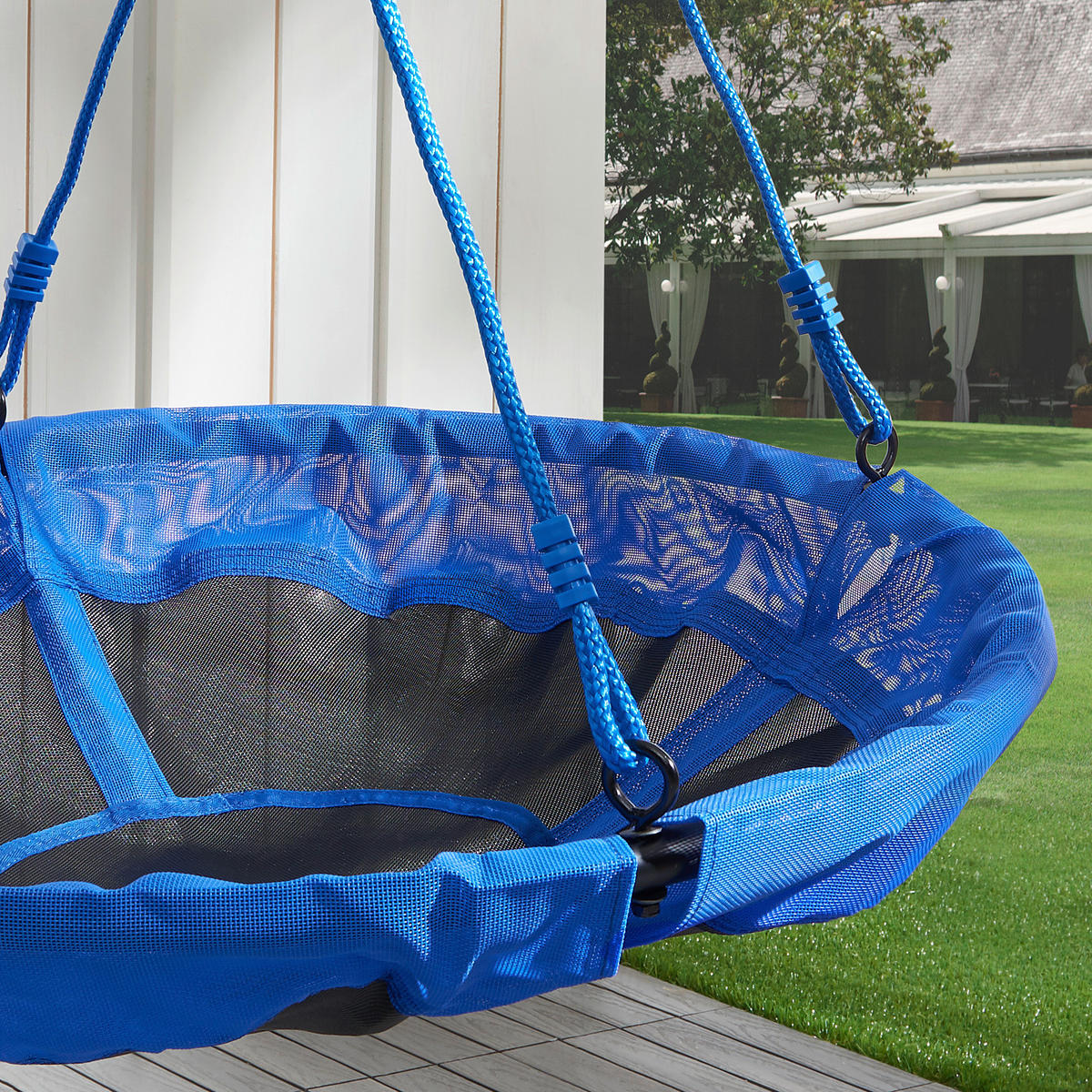 NESTSCHAUKEL  - Blau, Basics, Kunststoff (90cm)