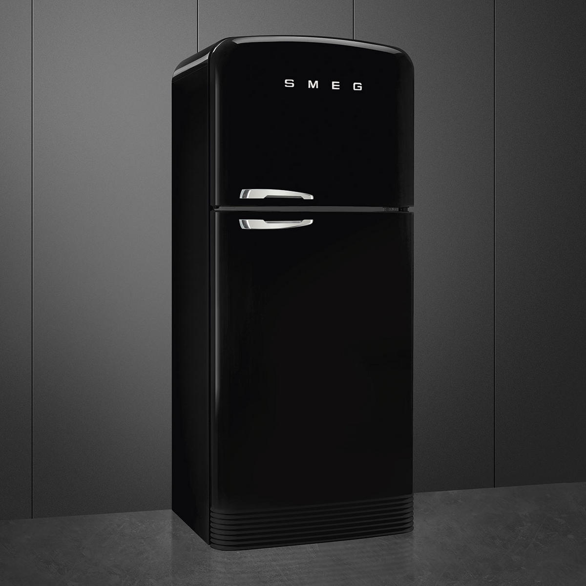 KÜHL-GEFRIER-KOMBINATION 79,6/192,1/80,5 cm FAB50RBL5  - Schwarz, Basics, Metall (79,6/192,1/80,5cm) - SMEG