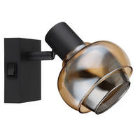 STRAHLER - Schwarz, Basics, Glas/Metall (10,5/13,5/12,5cm) - Globo