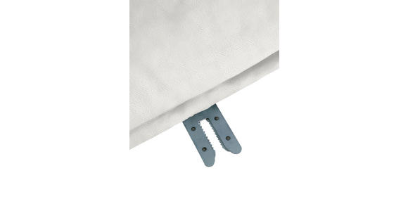 SOFAELEMENT in Flachgewebe Weiß  - Schwarz/Weiß, KONVENTIONELL, Kunststoff/Textil (125/66/155cm) - Carryhome