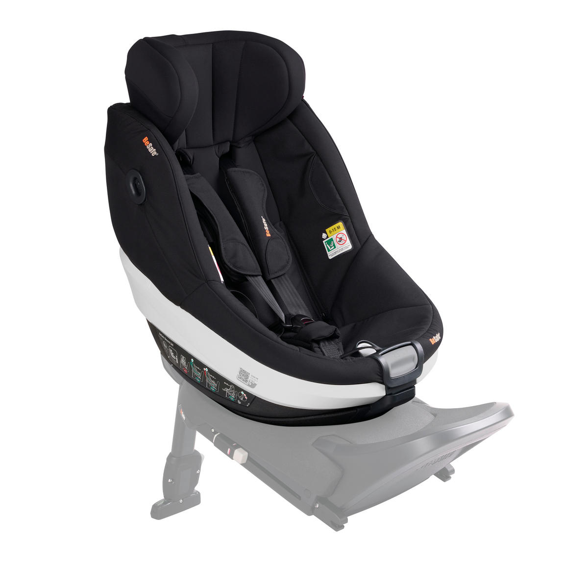 AUTO-SEDIŠTE ZA DECU  Beyond 360  - crna, Osnovno, tekstil (67/44/43cm) - Besafe