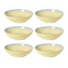 SUPPENTELLERSET Hellgelb 6-teilig Feinsteinzeug TAORMINA  - Hellgelb, Basics, Keramik (21.5cm) - Costa Nova