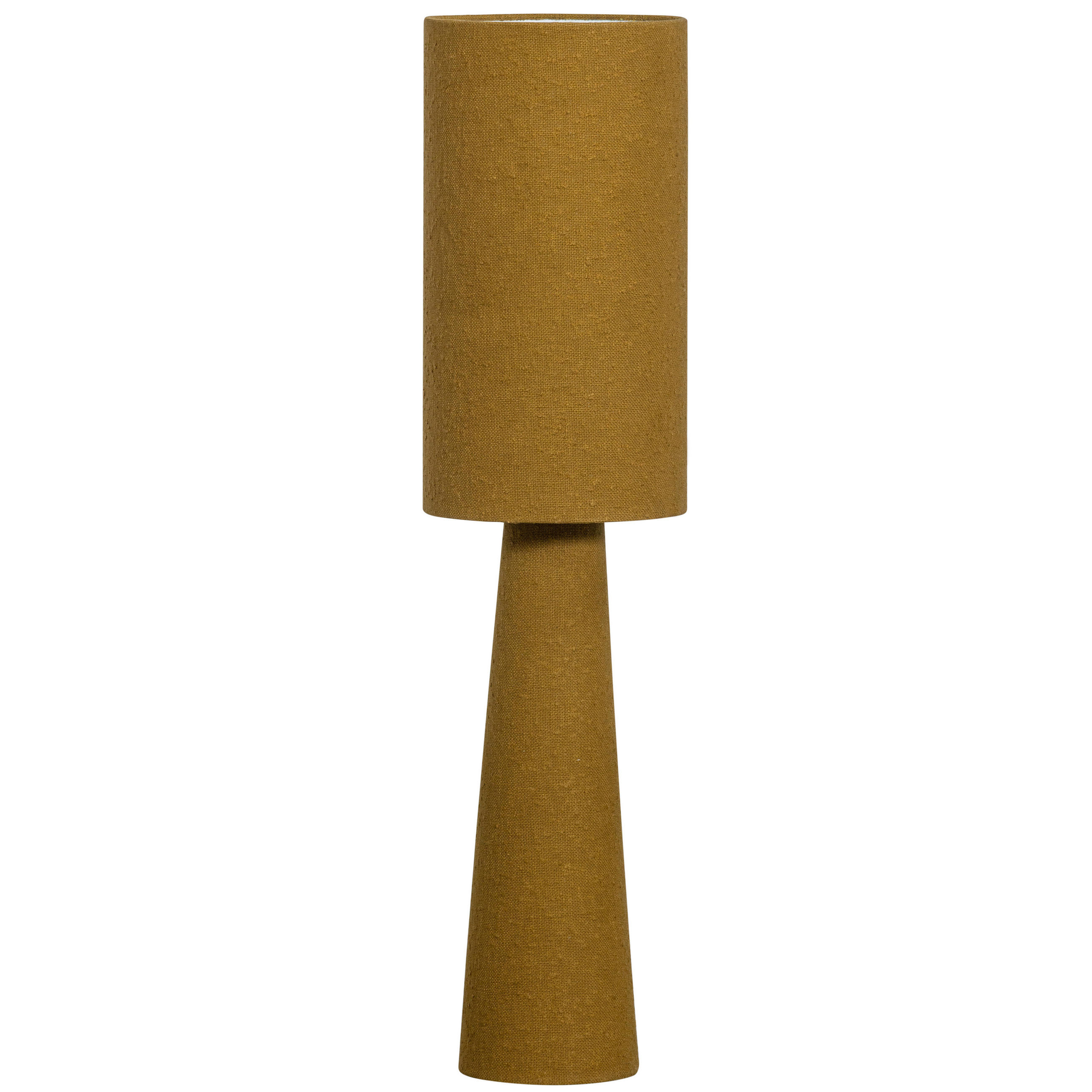 TISCHLEUCHTE Loft 22/90/22 cm  - Gelb/Braun, Basics, Textil (22/90/22cm) - Collet's Monde