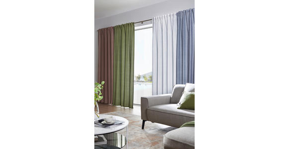 FERTIGVORHANG halbtransparent - Grau, Design, Textil (135/245cm) - Esposa