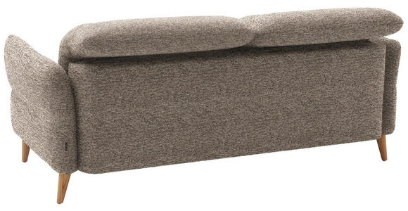 2-SITZER-SOFA in Webstoff Beige  - Eiche Bianco/Beige, Design, Holz/Textil (192-220/85-106/112cm) - Dieter Knoll