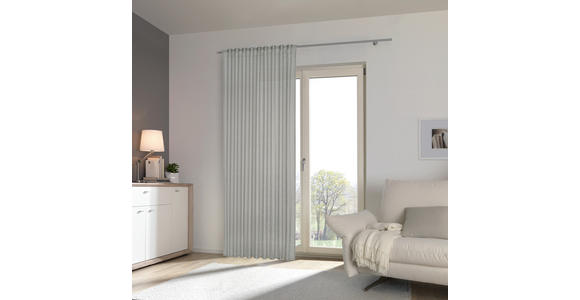 FERTIGVORHANG halbtransparent - Grau, Design, Textil (135/245cm) - Esposa