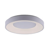 LED-DECKENLEUCHTE Anika 48/48/8 cm    - Weiß, Basics, Kunststoff/Metall (48/48/8cm) - Just Light