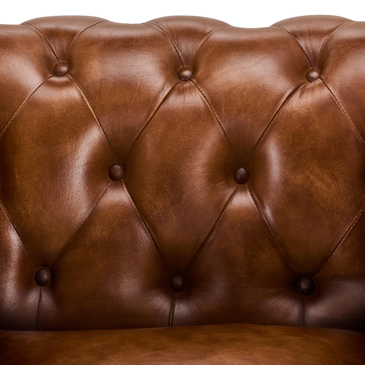 SESSEL in Echtleder Braun  - Braun, LIFESTYLE, Leder (84/79/77cm) - Landscape