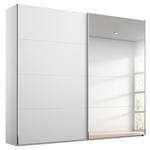 SCHWEBETÜRENSCHRANK  in Weiß  - Chromfarben/Weiß, Design, Glas/Holzwerkstoff (181/236/68cm) - Xora
