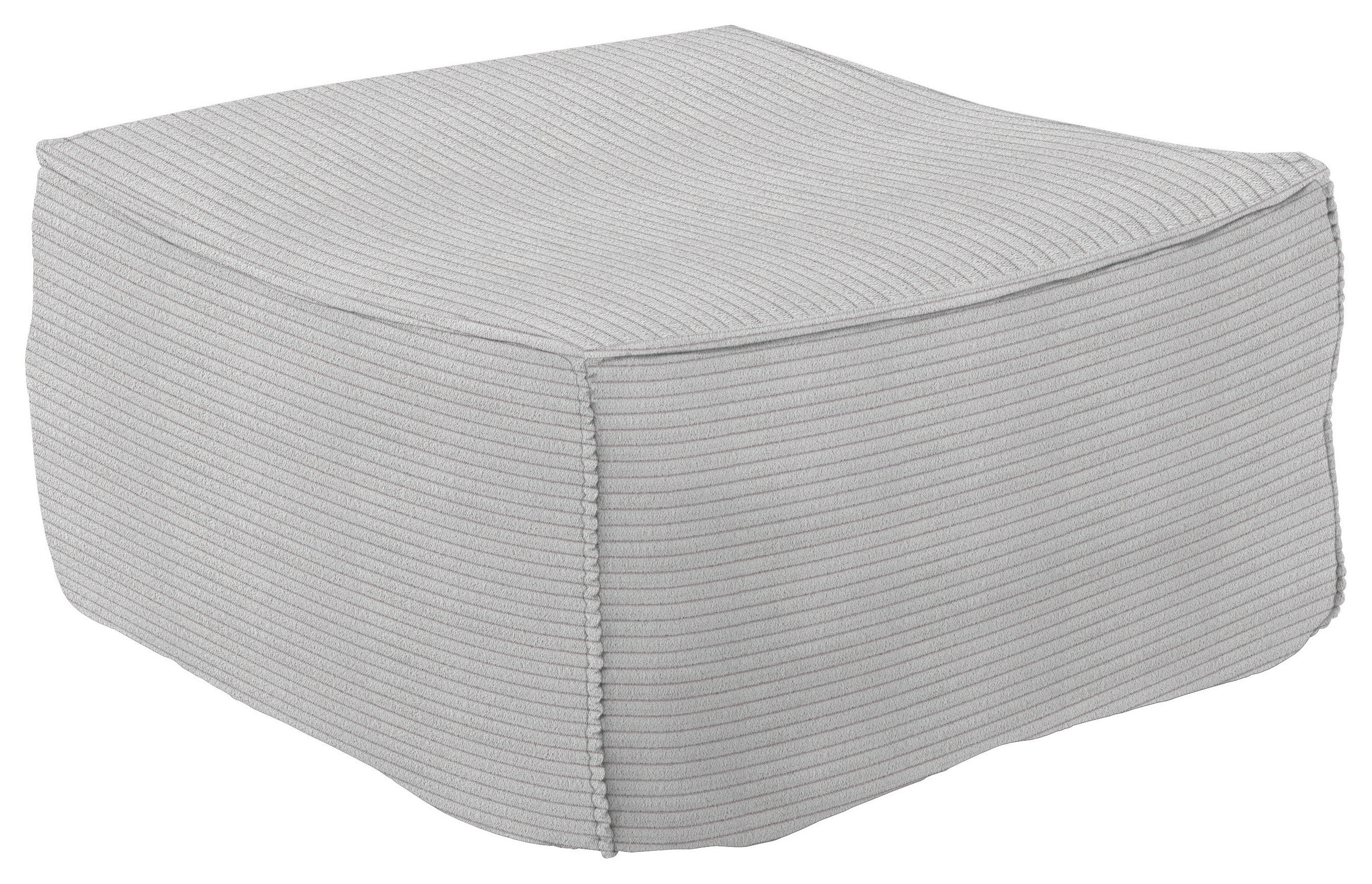 HOCKER in Textil Grau  - Grau, Design, Textil (86/38/86cm) - Lomoco