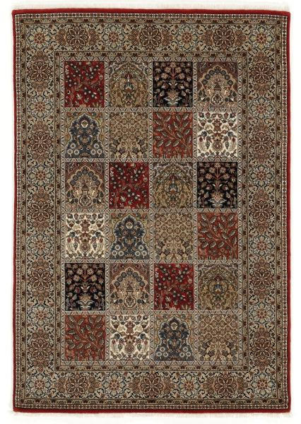 Wollteppich 120/180 cm Amravati  - Rot/Creme, KONVENTIONELL, Textil (120/180cm) - Cazaris