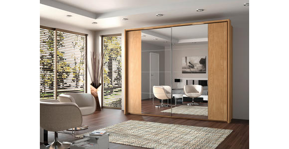 SCHRANKSYSTEM in - KONVENTIONELL, Glas/Holz - Novel