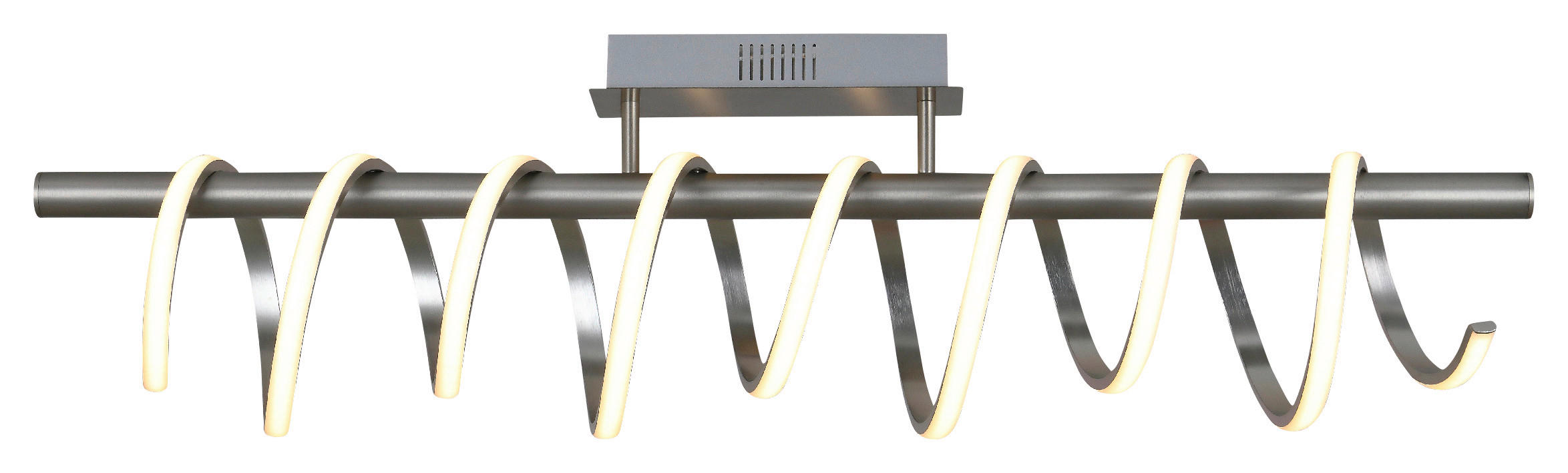 LED-DECKENLEUCHTE Belleza 100 cm  cm   - Nickelfarben, Design, Metall (100 cm cm) - Näve