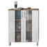 UNTERSCHRANK 65/80/31 cm - Chromfarben/Eichefarben, Design, Glas/Holzwerkstoff (65/80/31cm) - Xora UNTERSCHRANK 65/80/31 cm - Chromfarben/Eichefarben, Design, Glas/Holzwerkstoff (65/80/31cm) - Xora