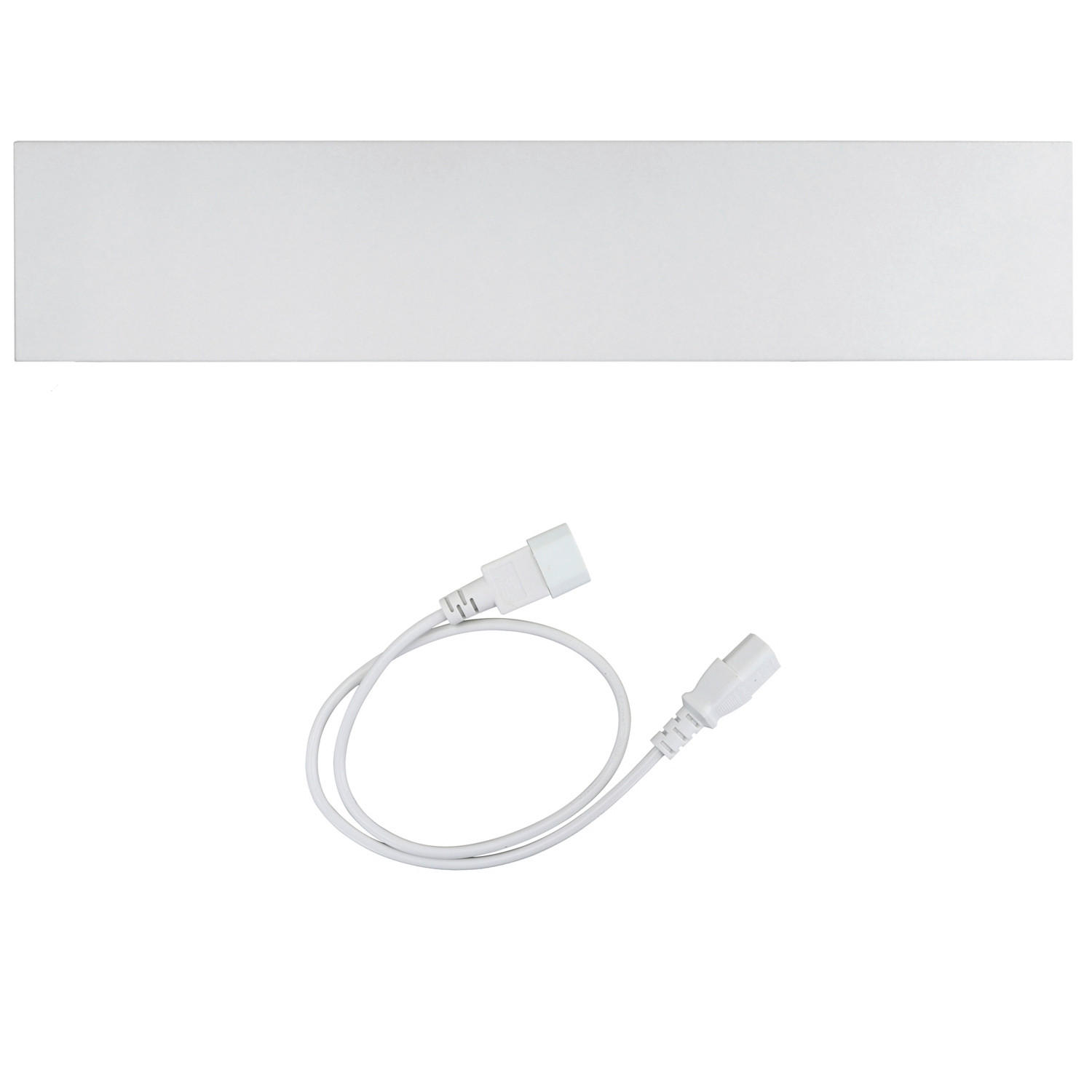 INFRAROT-HEIZPANEEL 60 W  - Weiß, Design, Metall (60,2/12,7/4,4cm)