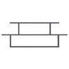 WANDREGAL 120/44,6/14,6 cm  - Anthrazit, Design, Holzwerkstoff (120/44,6/14,6cm) - MID.YOU
