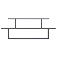 WANDREGAL 120/44,6/14,6 cm  - Anthrazit, Design, Holzwerkstoff (120/44,6/14,6cm) - MID.YOU