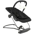 SCHAUKELWIPPE LUNCH  - Schwarz, Basics, Kunststoff/Textil (66/45/48-58cm) - My Baby Lou