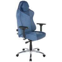 SKYLAR Ocean Silver Blau, Silberfarben, Dunkelblau, Blaugrau Metall, Textil   - Blau/Silberfarben, LIFESTYLE, Textil/Metall (79/142/77cm) - HIVAR