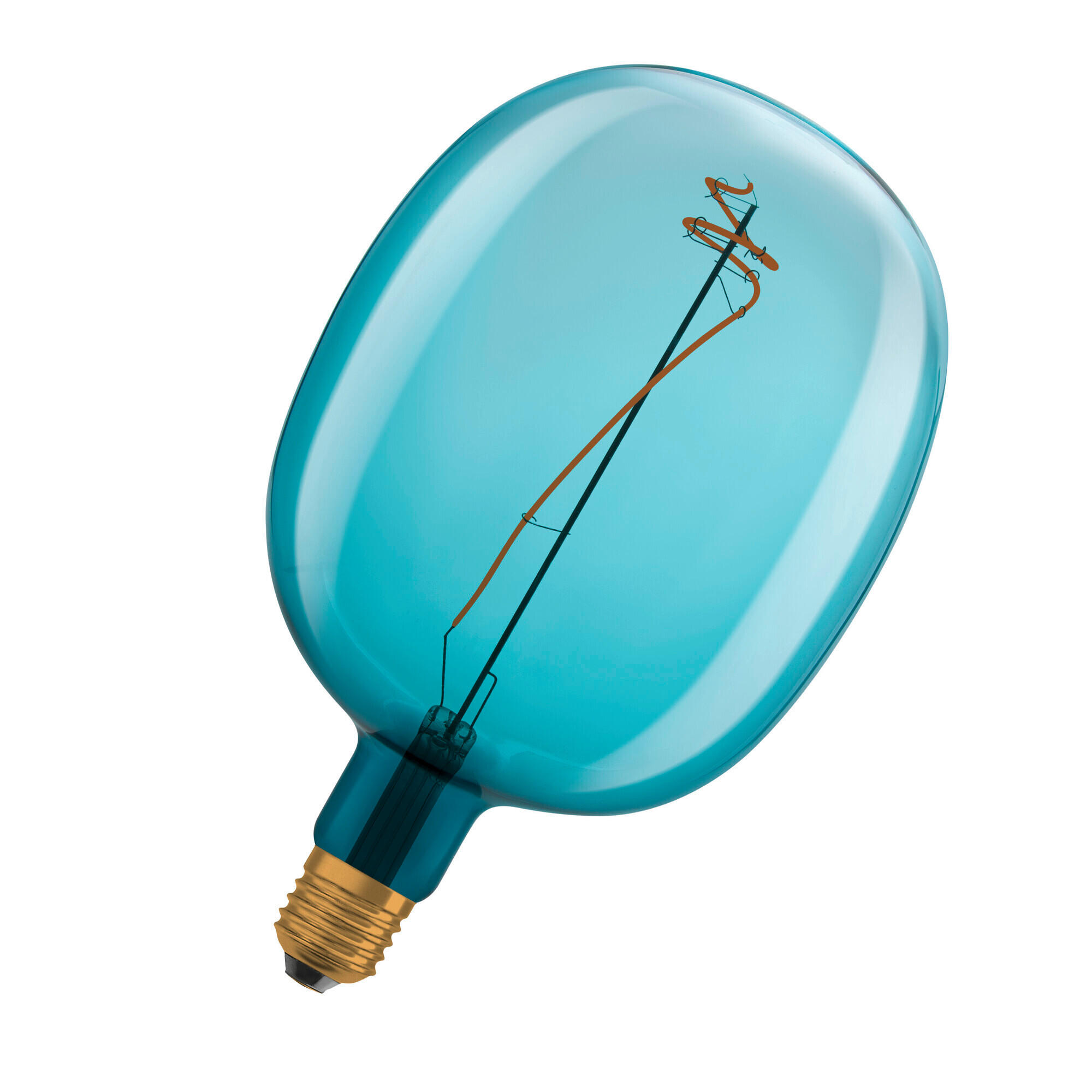 LED-LEUCHTMITTEL   E27 4,5 W  - Blau, Basics, Glas (17/27cm) - Ledvance
