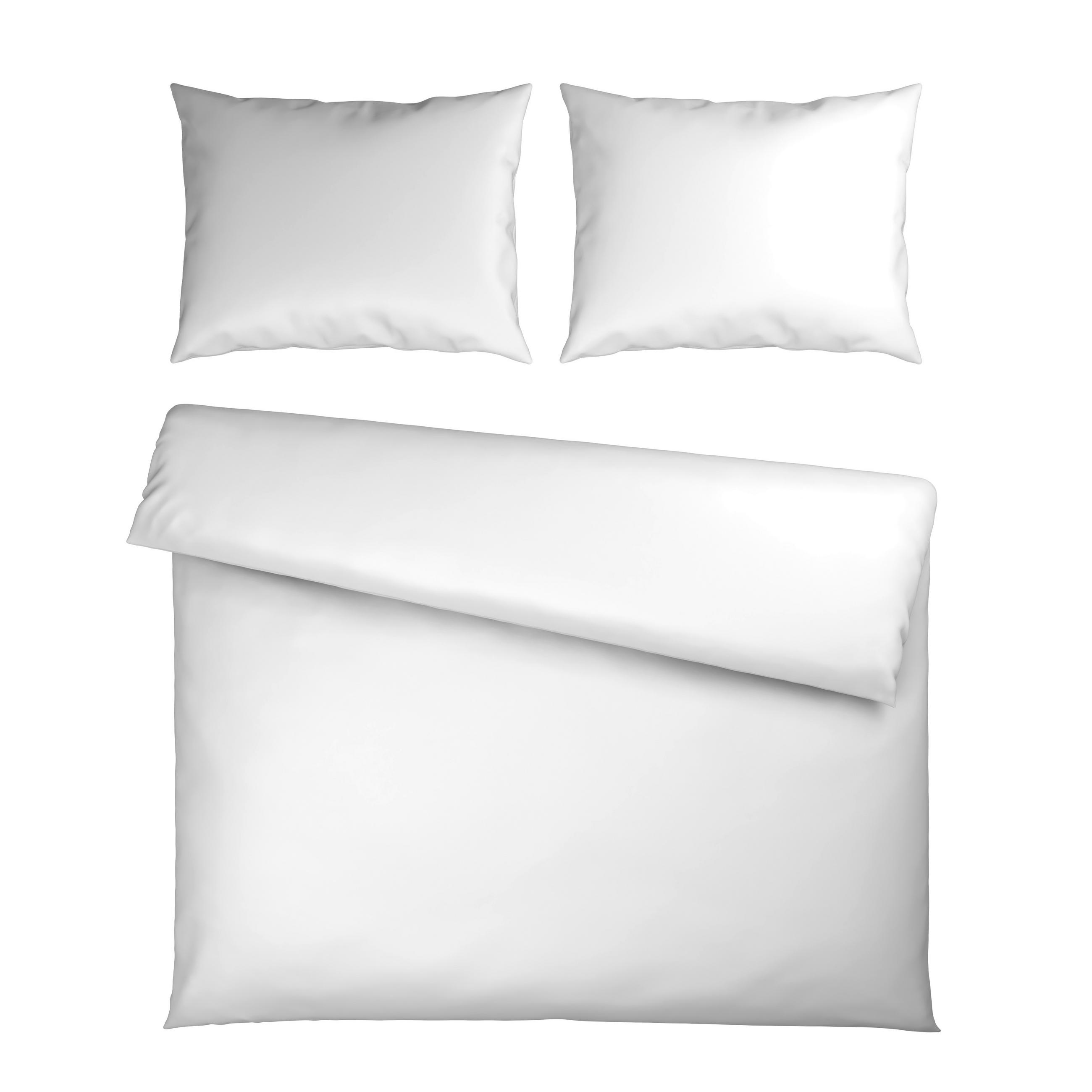 BETTWÄSCHE 200/200 cm  - Weiß, Basics, Textil (200/200cm) - Bio:Vio