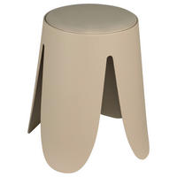 BADHOCKER Kunststoff  - Beige, Basics, Kunststoff (44,5/46/44,5cm) - Wenko