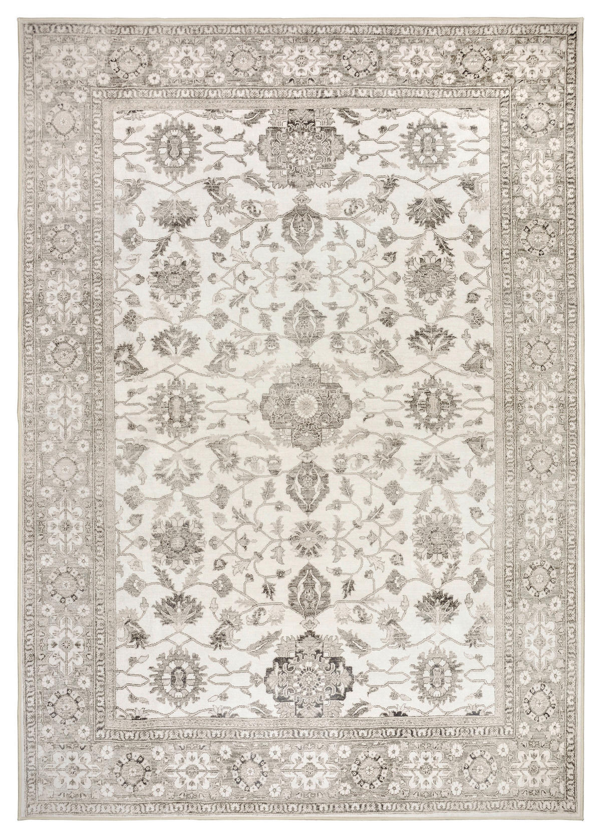 FLACHWEBETEPPICH 130/190 cm LIVING-CLASSIC Beige, Perlmutt  - Beige/Perlmutt, Design, Kunststoff/Textil (130/190cm) - Lindorug