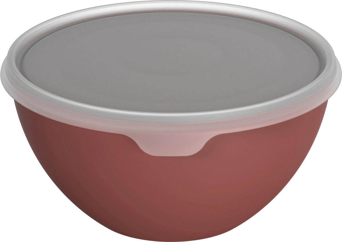 SCHÜSSEL CARUBA   - Rostfarben, KONVENTIONELL, Kunststoff (24/11,6cm) - Rotho