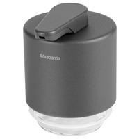DOZATOR ZA TEČNI SAPUN  siva, providno  metal, staklo  - providno/siva, Osnovno, staklo/metal (8/11/9.5cm) - Brabantia