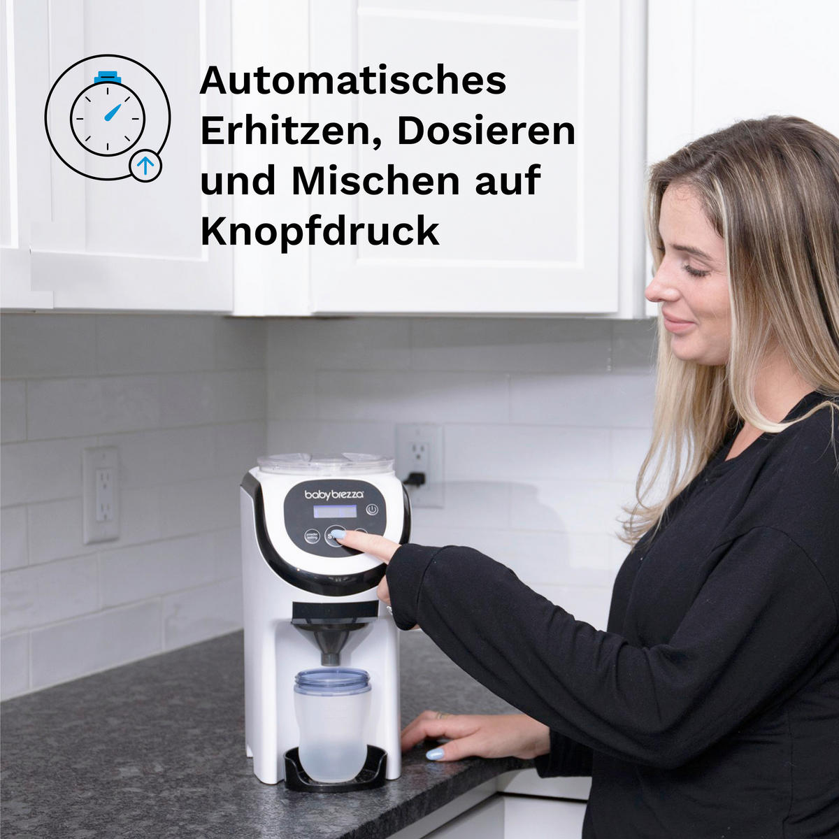 BABYNAHRUNGSZUBEREITER Baby Brezza Formula Pro Mini  - Weiss/Transparent, Basics, Kunststoff (14.8/31.3/27.0cm) - Baby Brezza