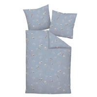 POSTELJINA 135/200 cm  MILANO  - siva/plavkastosiva, Konvencionalno, tekstil (135/200cm) - Janine