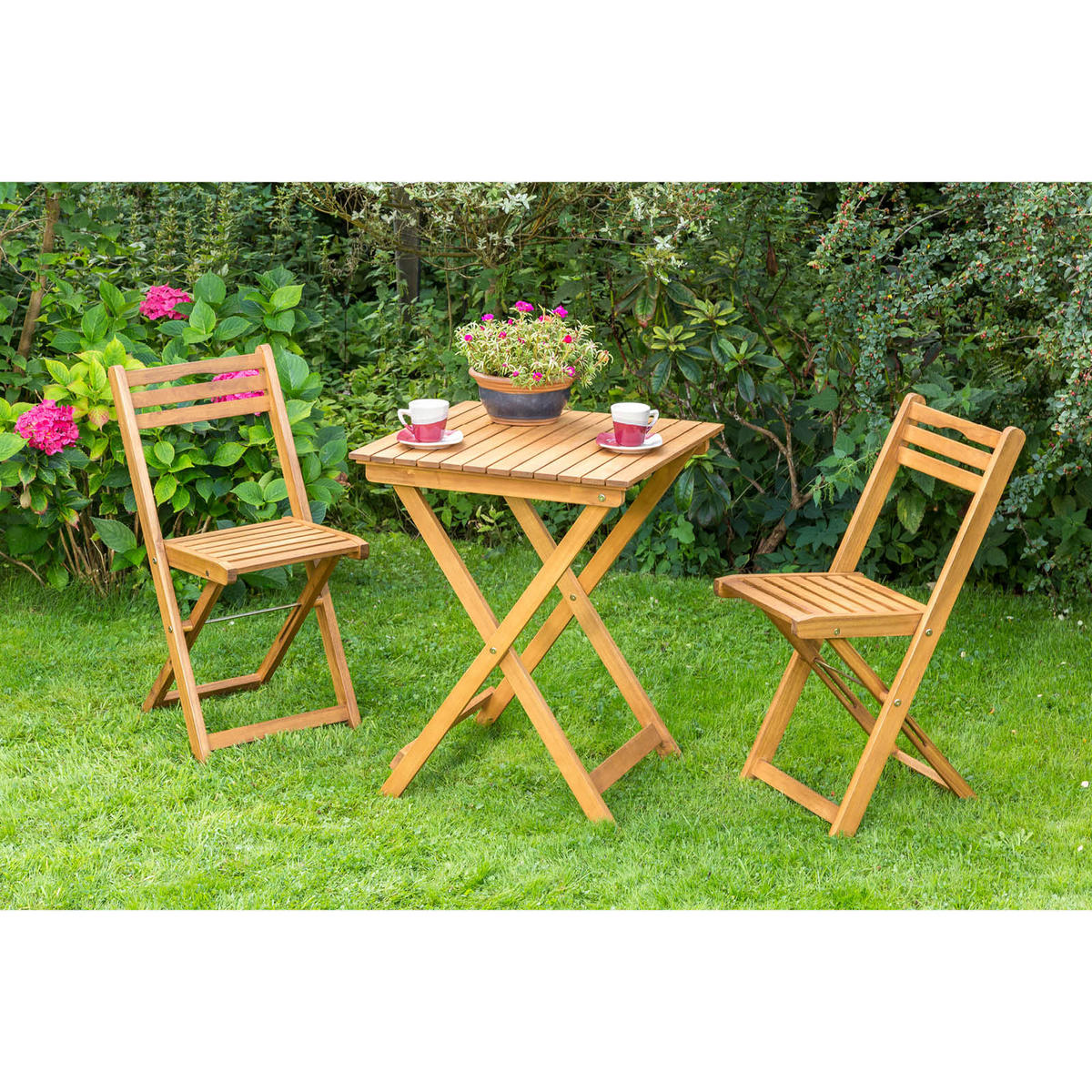 GARTENKLAPPTISCH  - Naturfarben, KONVENTIONELL, Holz (60/74/60cm) - Gardenson
