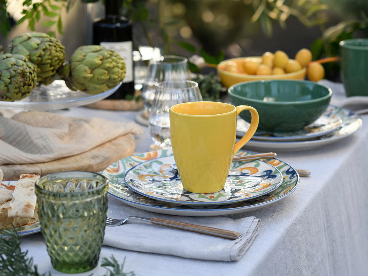 KOMBISERVICE Giardini 16-teilig  - Multicolor, Basics, Keramik - Creatable